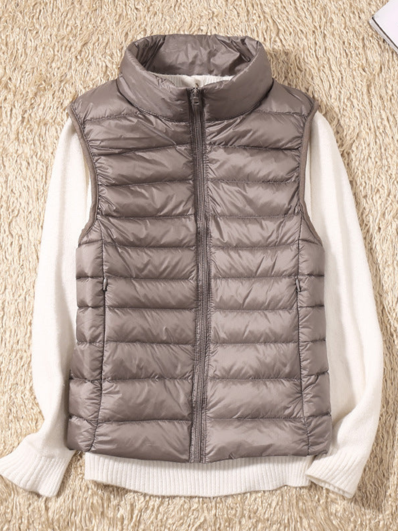 North Vattert vest | Champagne