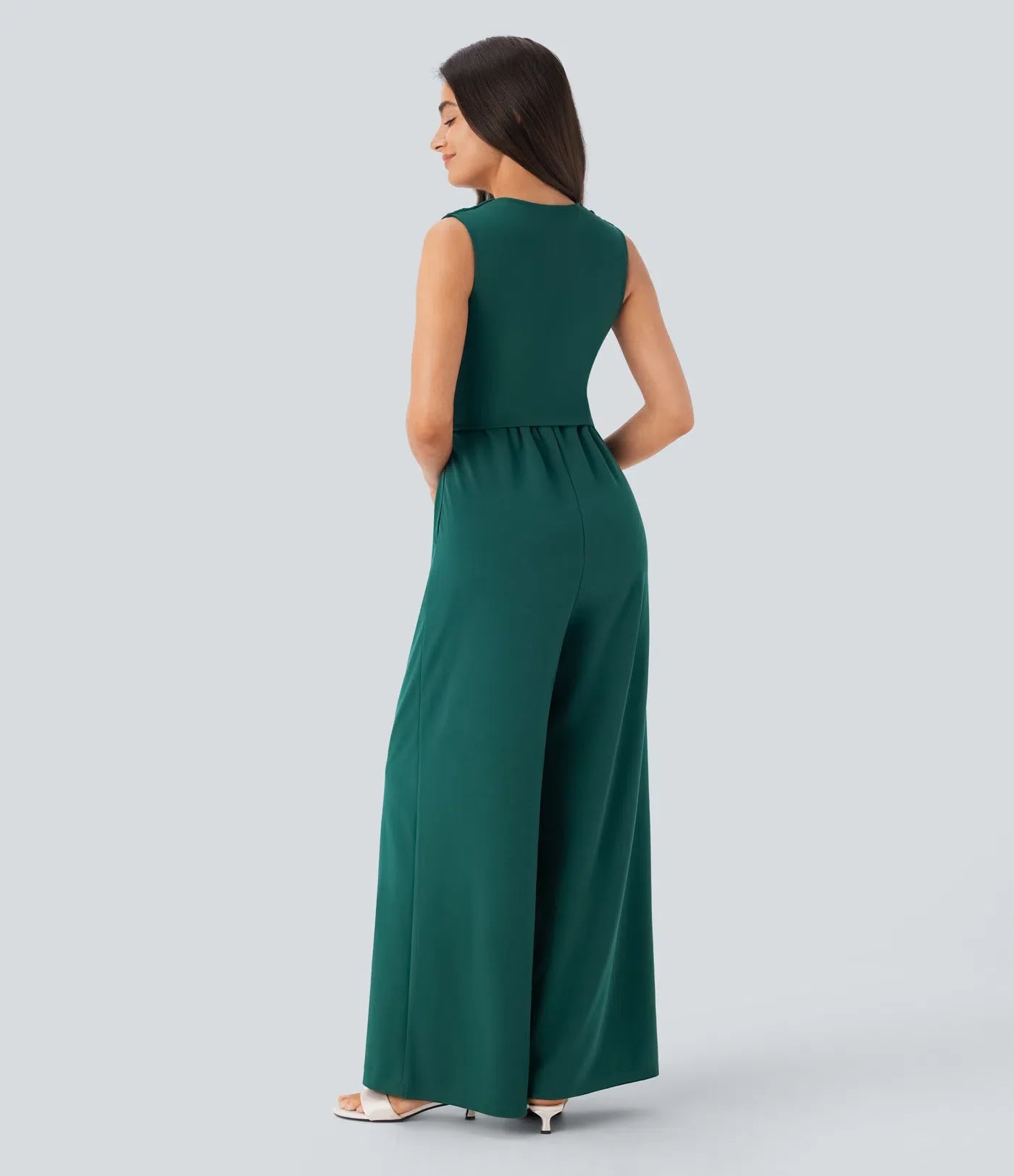 Camille | Ermeløs festjumpsuit