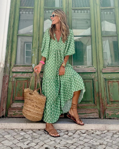 Elin | Boho Maxi-kjole