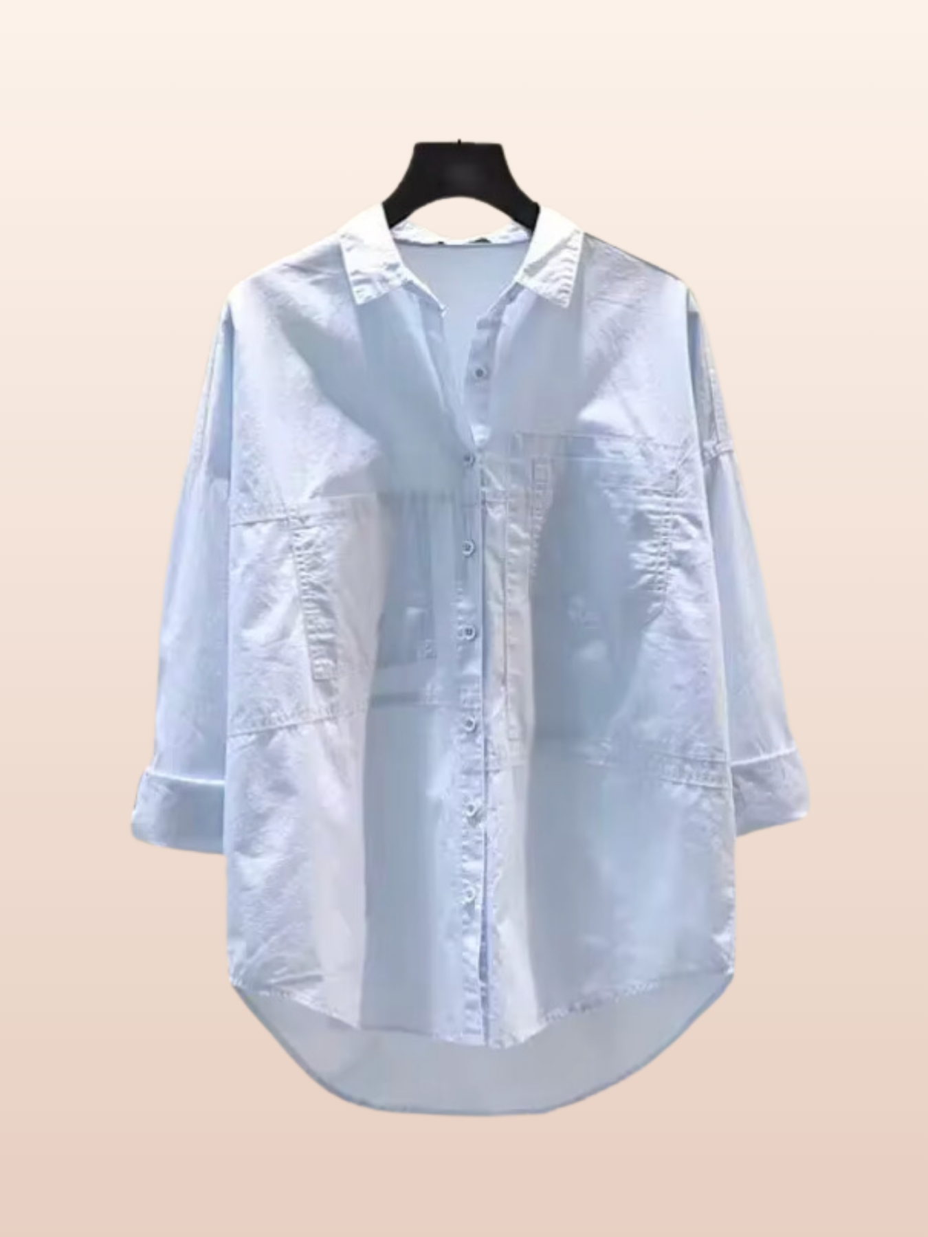 Blauwe blouse