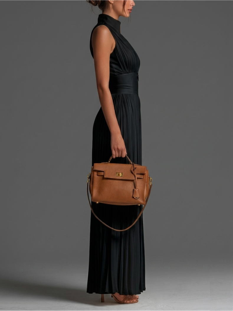 Black Wide Leg Jumpsuit with Zip Front