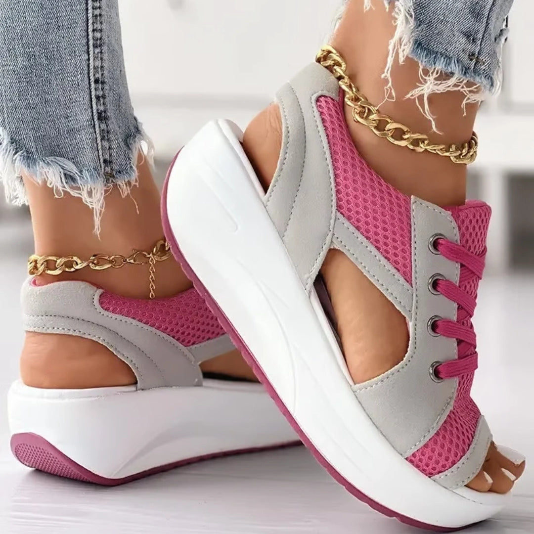 Sisi | Sandaler med snøring