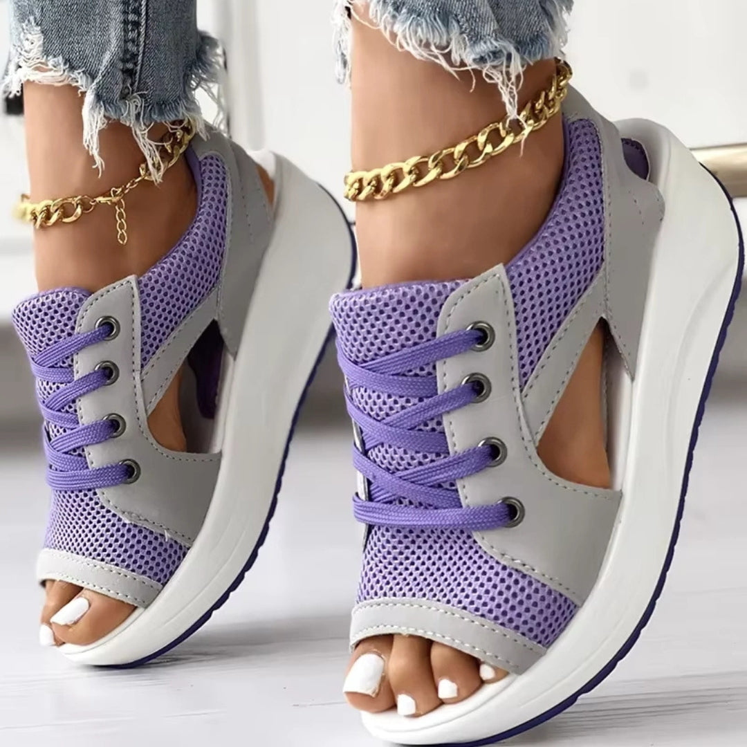 Sisi | Sandaler med snøring