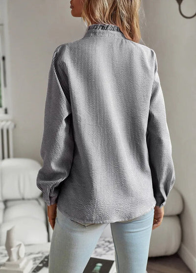 Alice | Ruffle Striped bluse