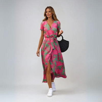 Suzanne | Elegante jurk met V-hals
