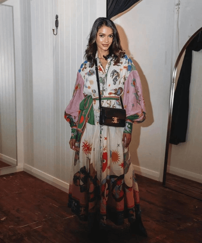 Dorthe | Elegant italiensk maxi-kjole