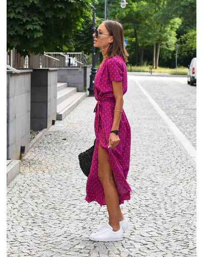 Suzanne | Elegante jurk met V-hals