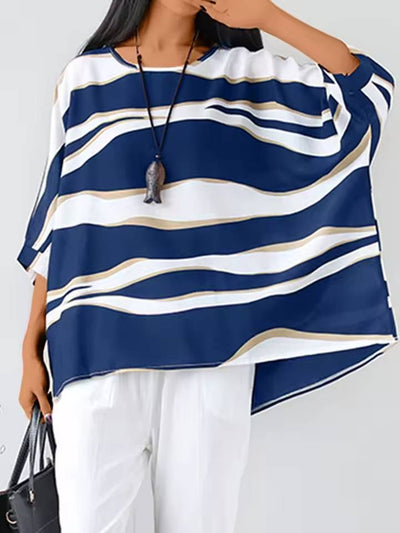 Aria | Stilig Bluse Med O-Hals