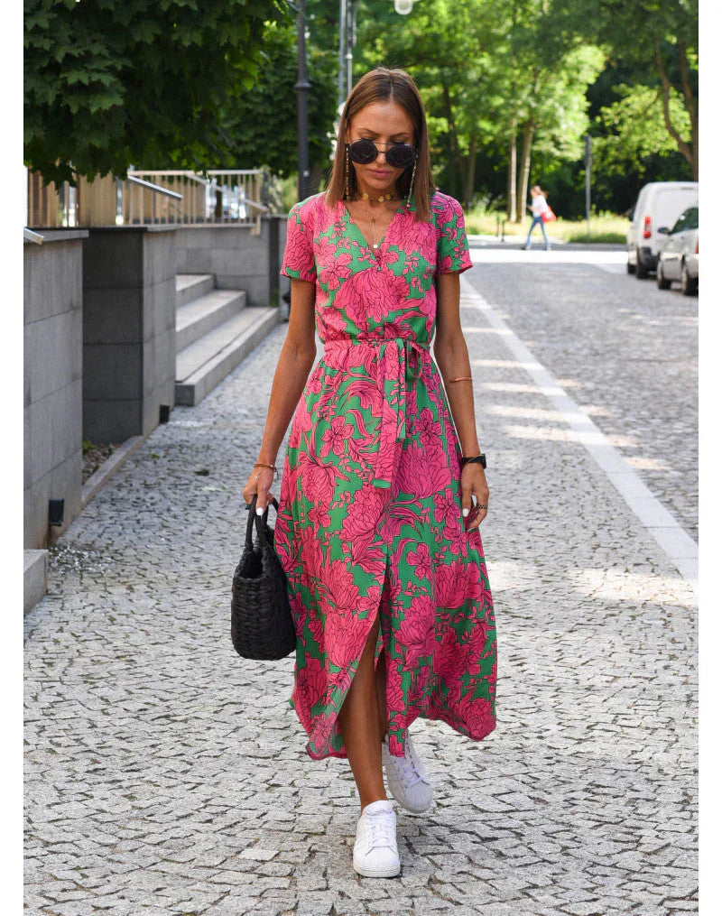 Suzanne | Elegante jurk met V-hals