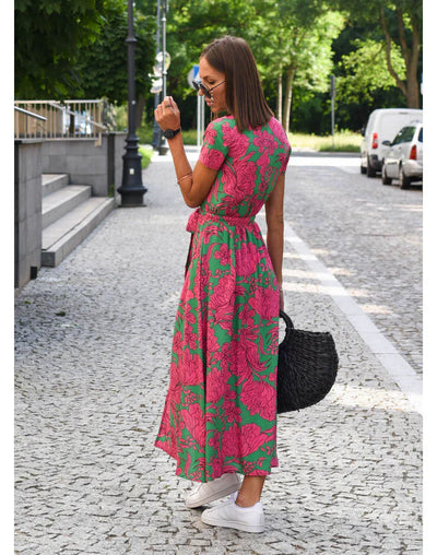 Suzanne | Elegante jurk met V-hals