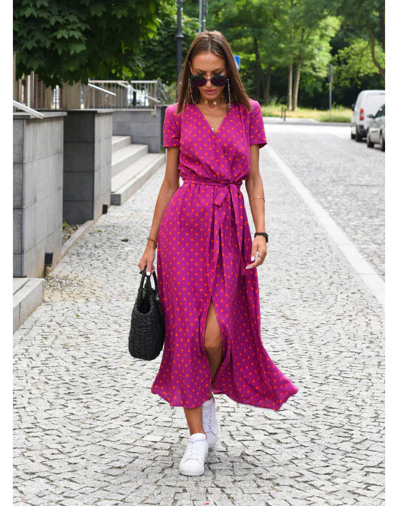 Suzanne | Elegante jurk met V-hals