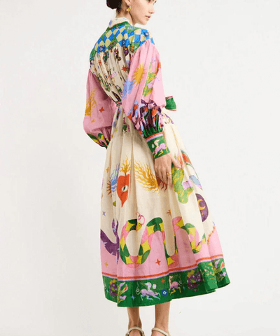 Dorthe | Elegant italiensk maxi-kjole