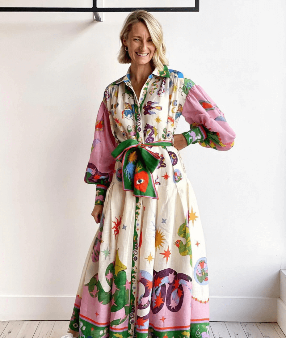Dorthe | Elegant italiensk maxi-kjole