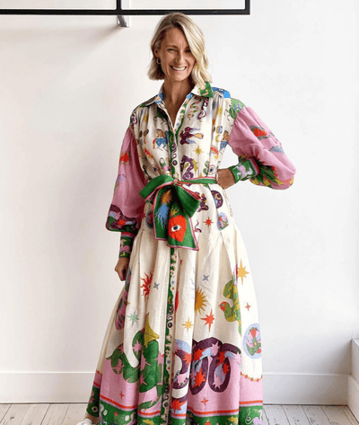 Dorthe | Elegant italiensk maxi-kjole