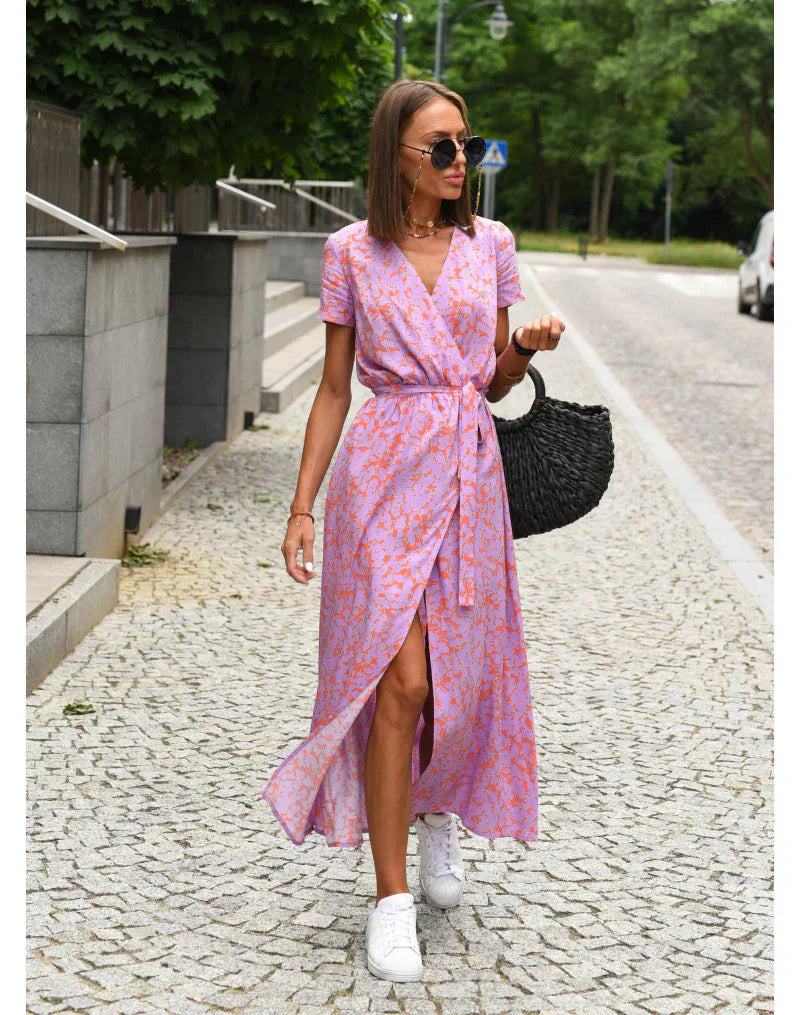 Suzanne | Elegante jurk met V-hals